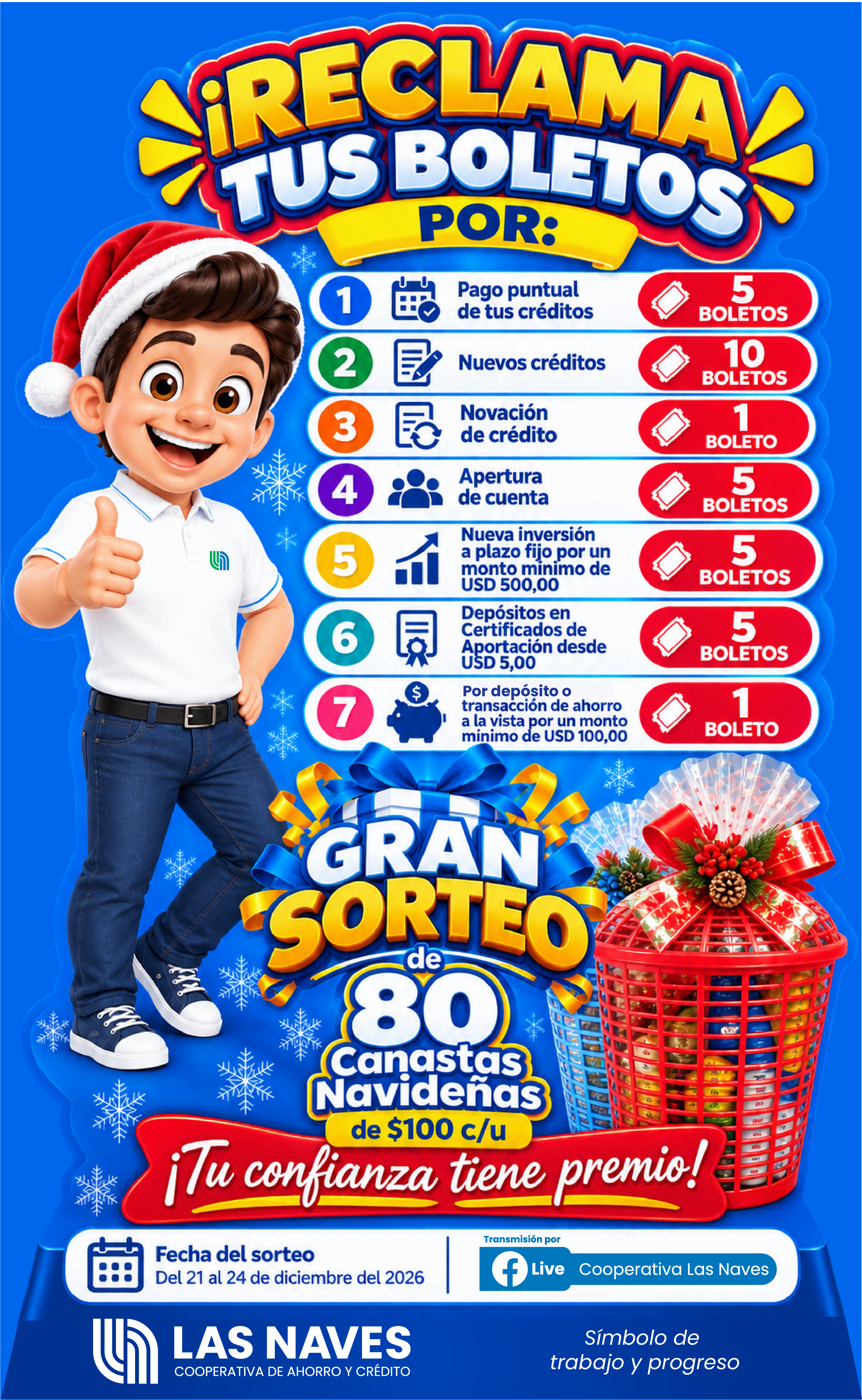 ¡TU CONFIANZA TIENE PREMIO!